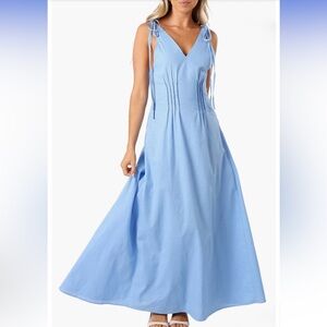 Petal & Pup Light Blue Maxi Dress